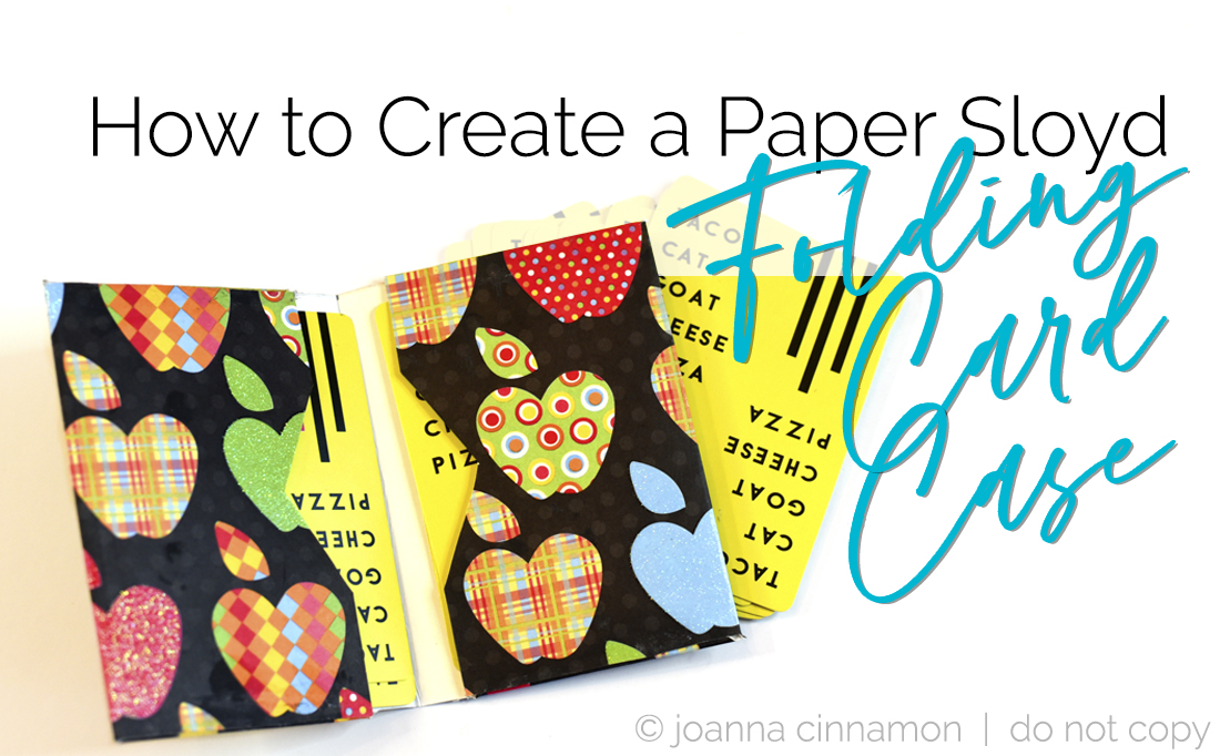 Paper Sloyd Pattern How to Create a Paper Sloyd Folding Card Case - Joanna Cinnamon